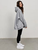 Fleece Oversized Hoodie Sweatshirt