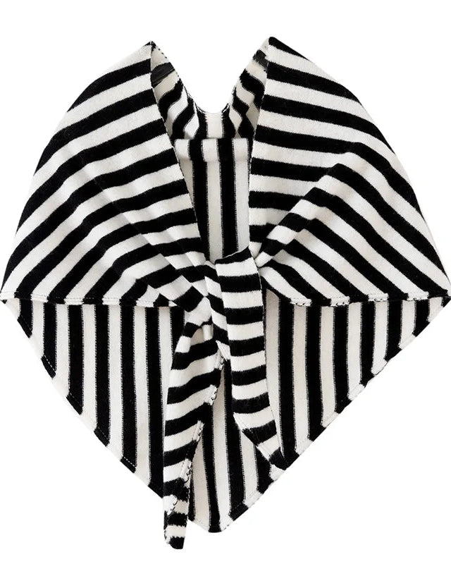 Merino Wool Triangle Knit Shawl