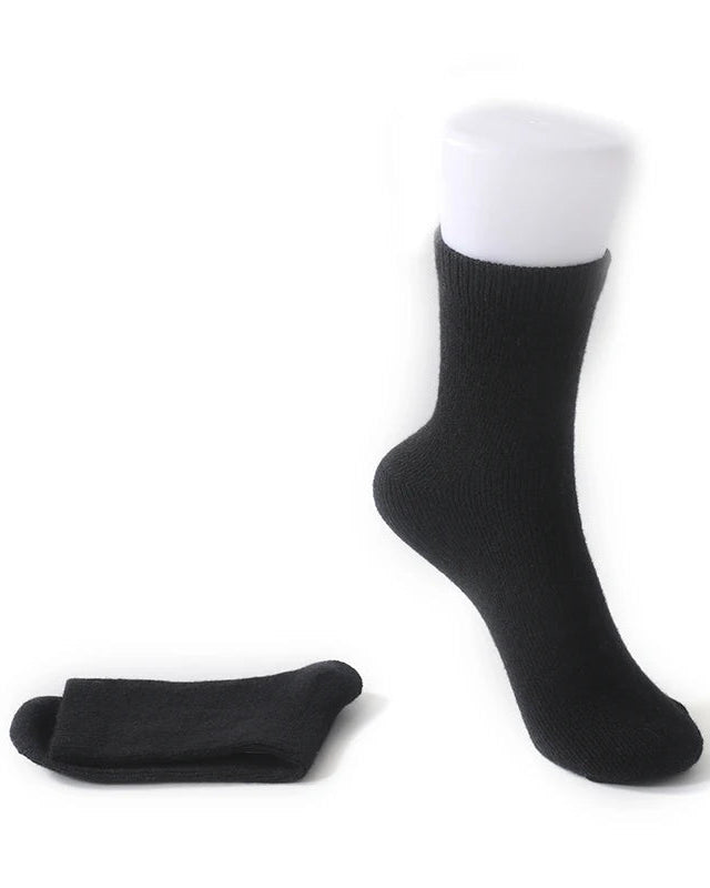 Cashmere Knit Mid-Tube Socks
