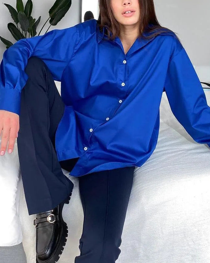 Oversized Cotton Candy Color Shirt
