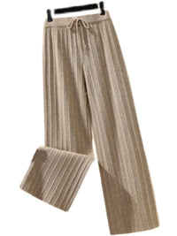 High-Waist Thicken Wide Leg Pants