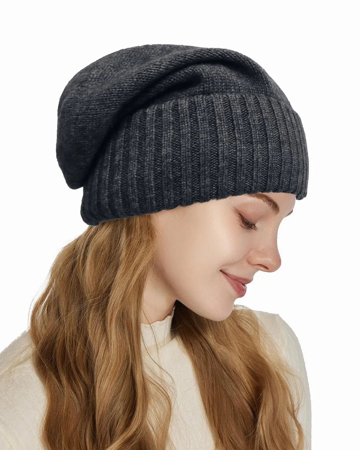 Satin-Lined Cashmere Beanie