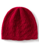 Wool Solid Hollow Knit Beanie Hat