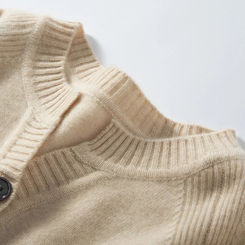 Cashmere Knitted Short Cardigan