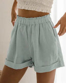 Versatile High-Waisted Stretch Shorts