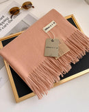 Faux Cashmere Thick Wrap Scarf in Colors