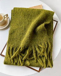 Longline Knitted Shawl Scarf