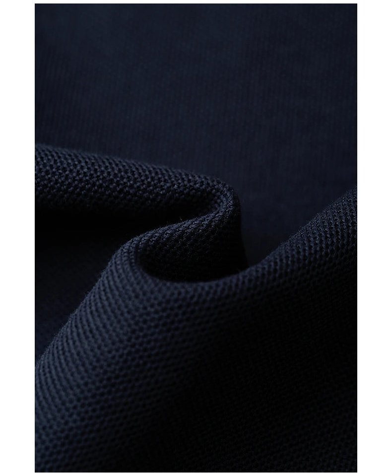 Contrast Color Embroidered Polo Shirt