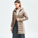 Ultralight Thin Long Puffer Coat