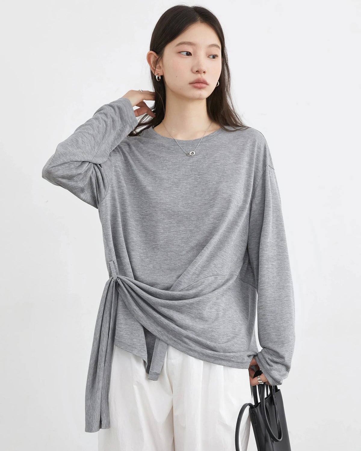 Lightweight Lyocell Long Sleeve Top