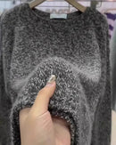 Marled Wool Crewneck Sweater