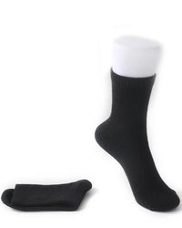 Thick Knit Cashmere Mid-Calf Socks