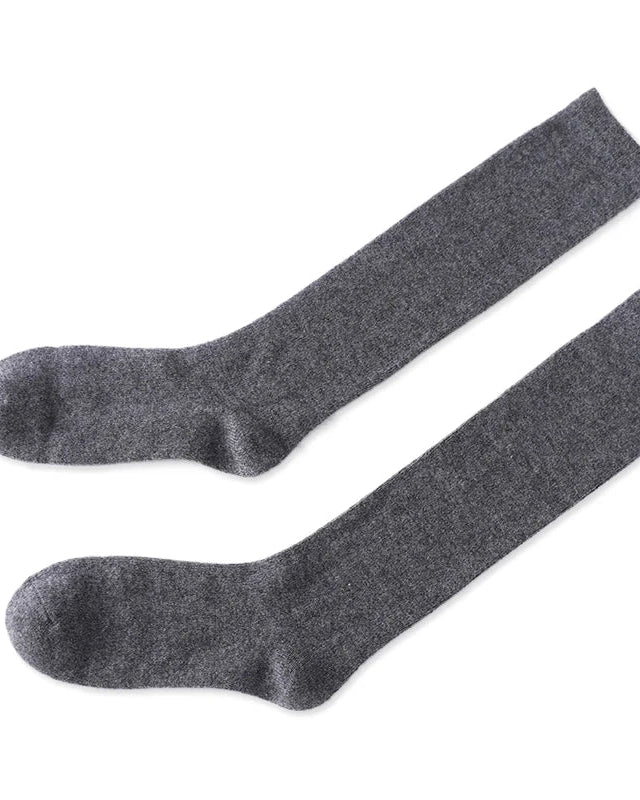Soft-Knit Wool Calf Stockings