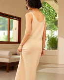 Cashmere V-Neck Slip Dress