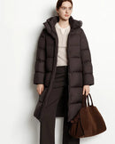 Women's Long Hooded Down Jacket