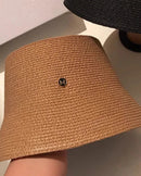 Solid Polyester Casual Bucket Hat