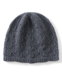 Wool Solid Hollow Knit Beanie Hat