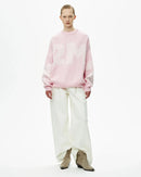 Oversized O-neck Knitted Pullover