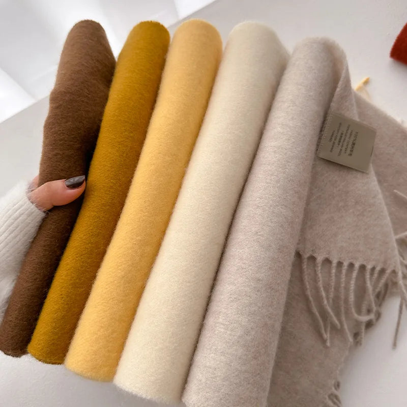 Fringed Wool Scarf