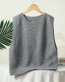Merino Wool Jacquard Sweater Vest