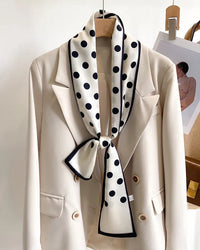 Women's Printed Silk Scarf & Shawl