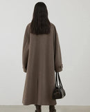 Horn Button Wool Blend Coat