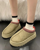 Shearling Lined Slip-On Ankle Boot