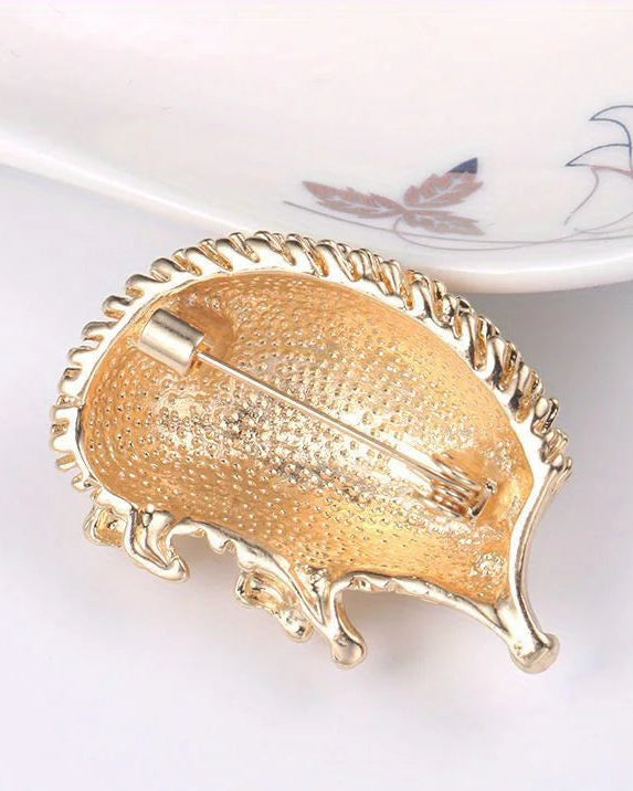 Ladies Creative Hedgehog Brooch