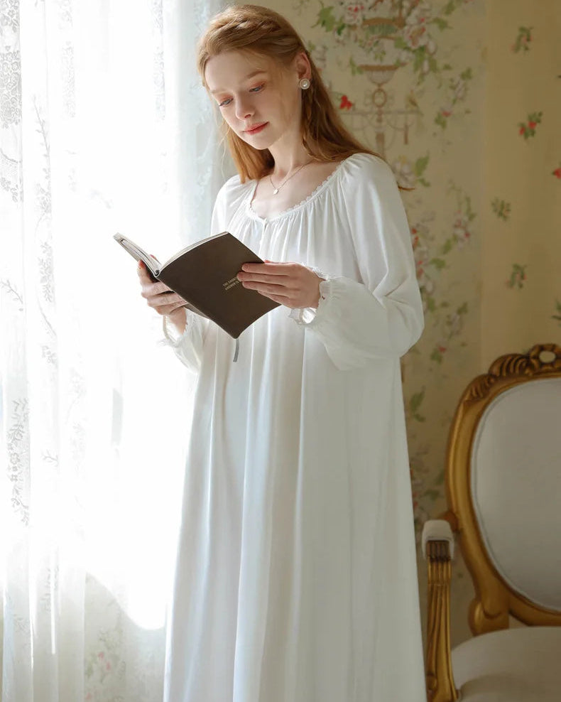 Cotton Round Neck Plus Size Nightdress