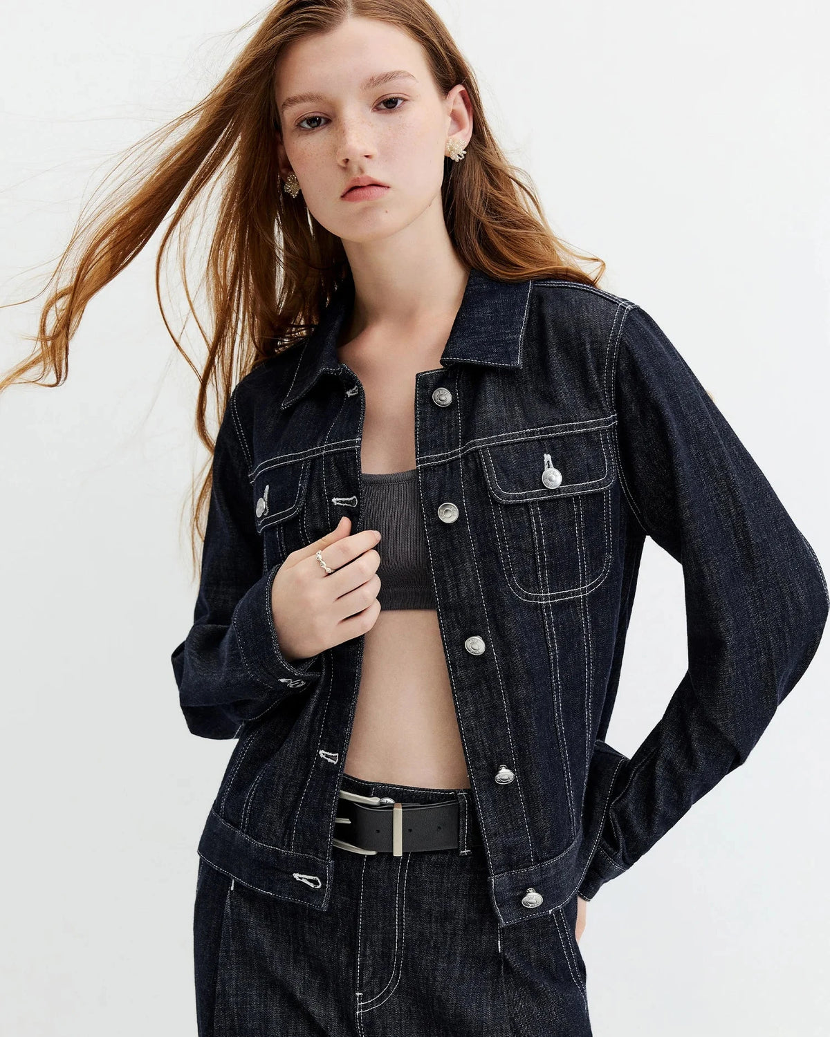 Slim Cotton Denim Jacket