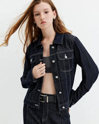 Slim Cotton Denim Jacket