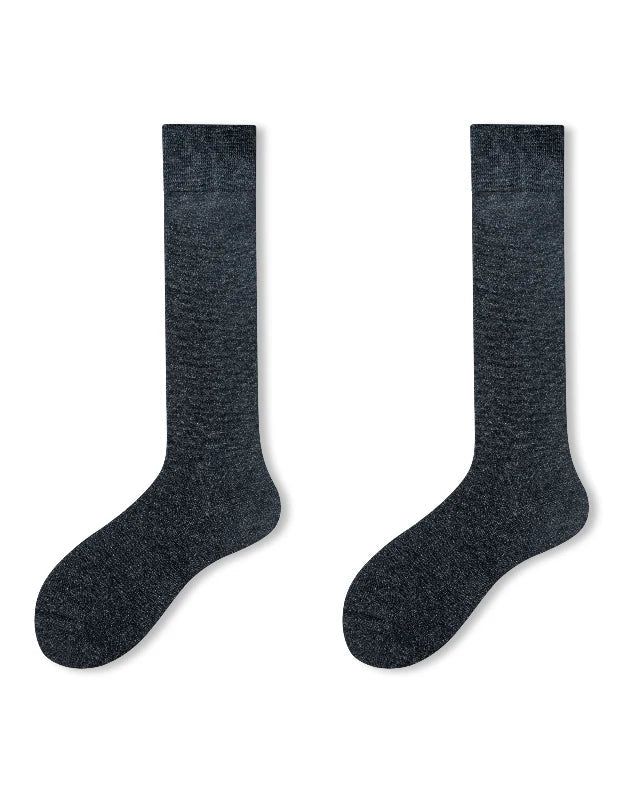 Wool Blend Knit Calf Length Socks