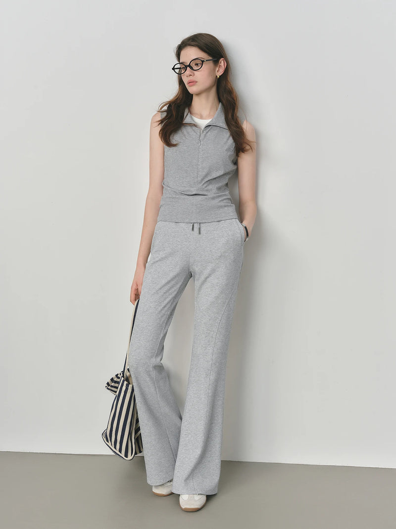 Retro Slim Fit Flared Pants