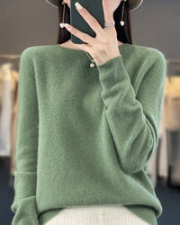 Extrafine Merino Wool Round-Neck Sweater