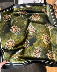 New Women's Silk Printed Scarf