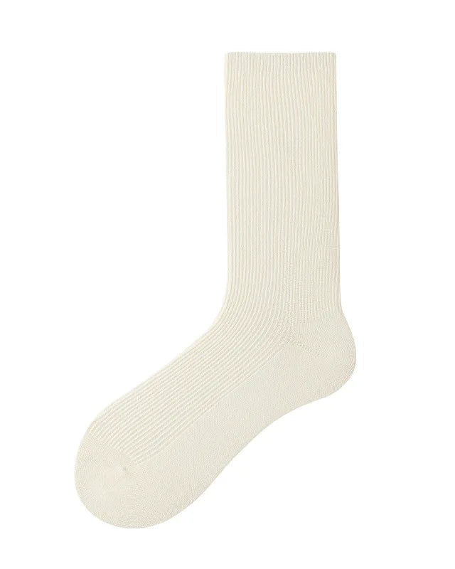 Combed Cotton Pile Crew Socks