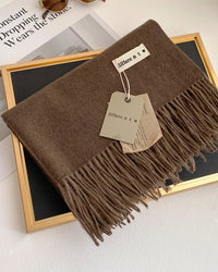Faux Cashmere Thick Wrap Scarf in Colors