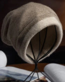 Two-Tone Cashmere Wool Beanie