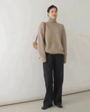 Oversized Turtleneck Cashmere Sweater