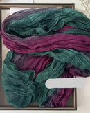 Pleated Long Scarf Shawl