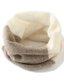 Cashmere Patchwork Knit Neck Warmer