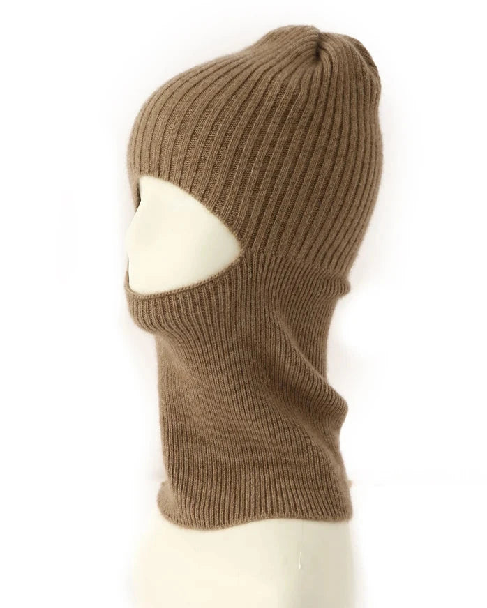 Cashmere Knitted Balaclava Beanie Hat