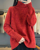 Thick Merino Wool Turtleneck Sweater