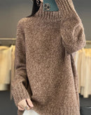 Thick Merino Wool Turtleneck Sweater