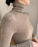Cashmere Turtleneck Slim-Fit Pullover Sweater