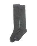 Women's Cashmere thick mid-calf leg socks featuring a sculpted ribbed cuff, dense thick knit, and pure cashmere fabric, perfect for delivering poised warmth in cold office environments.