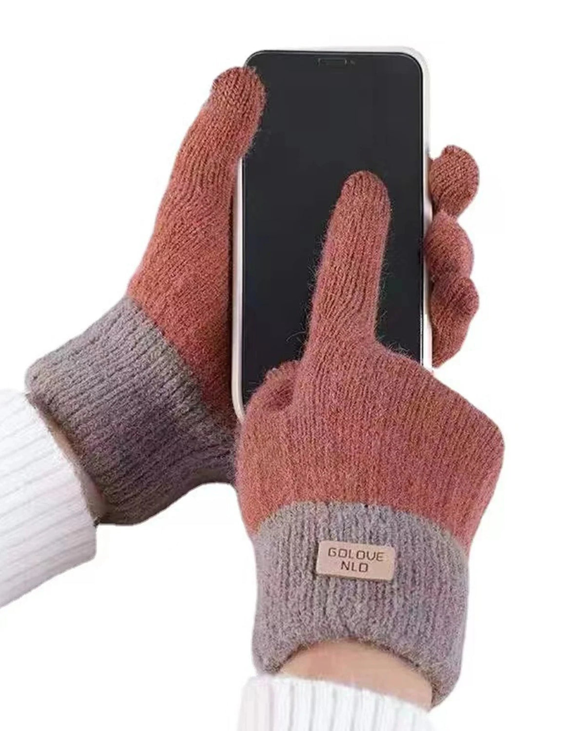Cashmere Wool Winter Knit Gloves