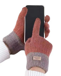 Cashmere Wool Winter Knit Gloves