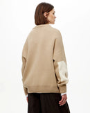 Oversized O-neck Knitted Pullover