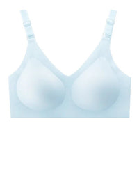 Seamless Thin Soft Deep V-Neck Push-Up Bra